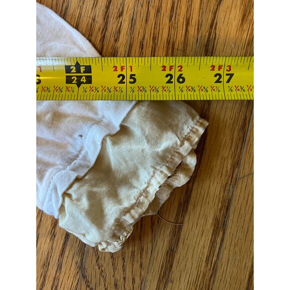 JAMES PERSE Los Angeles Cream Silk Rayon Rusched T Shirt Tee  Women's Size 4 XL - Picture 11 of 12